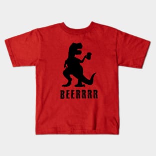 T-rex loves beer Kids T-Shirt